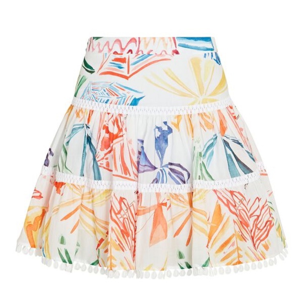 Charo Ruiz Bridget Tiered Poplin Mini Skirt (15)